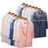12 Pack Transparent Dustproof Garment Bags 60x30cm Wardrobe Organizer Storage Covers