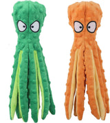 2-Pack Squeaky Plush Dog Toys for Chewers Puppy Teething Durable Interactive Chew Toys for Small Medium Large Dogs Training and Boredom Relief
