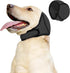 Dog Ear Covers Grey L-Shaped Soundproof No Cap Elastic Waterproof for Hematomas Bathing Drying Swimming Grooming Head Coverage