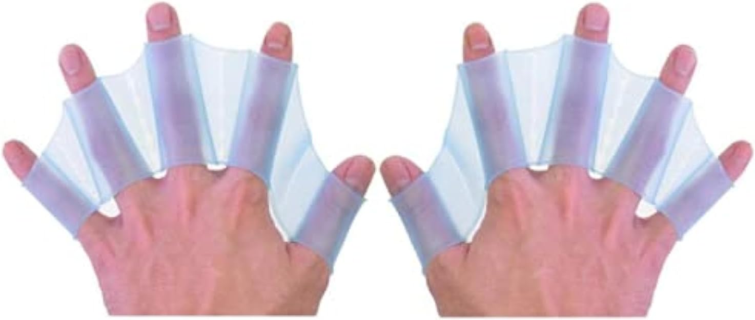Silicone Swim Fins - Blue - 1 Pair - Ideal for Snorkeling - Comfortable Silicone Swimming Equipment