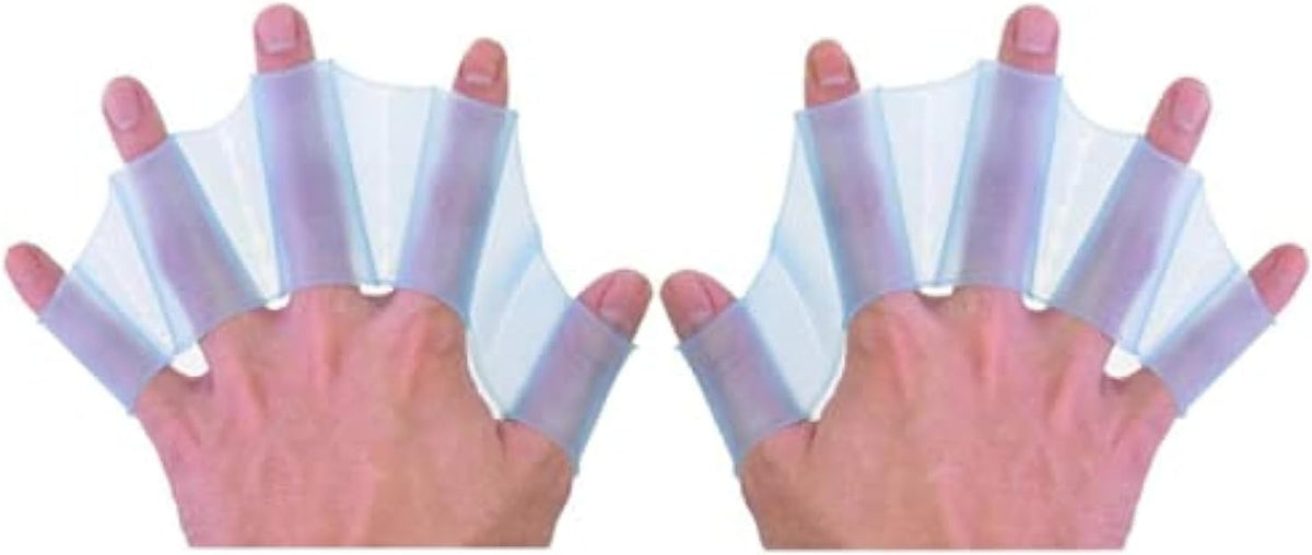 Silicone Swim Fins - Blue - 1 Pair - Ideal for Snorkeling - Comfortable Silicone Swimming Equipment