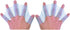 Silicone Swim Fins - Blue - 1 Pair - Ideal for Snorkeling - Comfortable Silicone Swimming Equipment