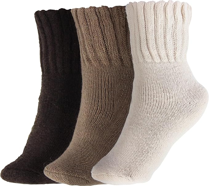 5-Pack Women's Winter Warm Home Socks Comfortable Soft Non-Slip Cozy Thermal Socks