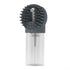 2-in-1 Silicone Pet Bath Brush with Shampoo Dispenser - Grey - Massage Grooming Tool for Dogs and Cats - Perfect for Bath Time Care