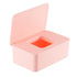 Pink Wet Wipes Dispenser 18x11x7 cm Dustproof Multifunctional