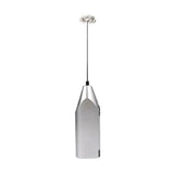 Electric Milk Frother Silver Handheld Mini Coffee Blender No Battery Required