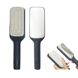 Women's Black Antistatic Hair Brush Massage Comb Retractable for Fine Hair Easily Removes Hair