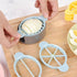 3-in-1 Multifunctional Egg Slicer for Hard-Boiled Eggs Blue Grey Kitchen Gadget