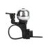 Silver Universal Bicycle Bell Waterdicht Suitable for Adult and Kids Bikes Bike Accessories 1 Piece