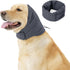 Dog Ear Muffs - 1 Piece - Dark Grey - Size M - Noise Reduction Dog Headband for Hearing Protection