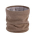 Winter Sports Fleece Scarf for Adults Khaki Warm Soft Winter Accessory