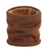 1 Piece Winter Sports Fleece Scarf Coffee Brown Warm Soft Comfortable Cold Weather Accessory