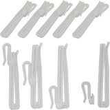 30 Pack 85mm White Curtain Hooks Window Decoration Accessories