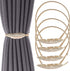 4 Pack Curtain Ties Gold Decorative Window Accessories for Hanging Curtains