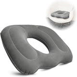 1 Piece Grey Anti-Slip Ring Cushion Chair Pad for Office Chair