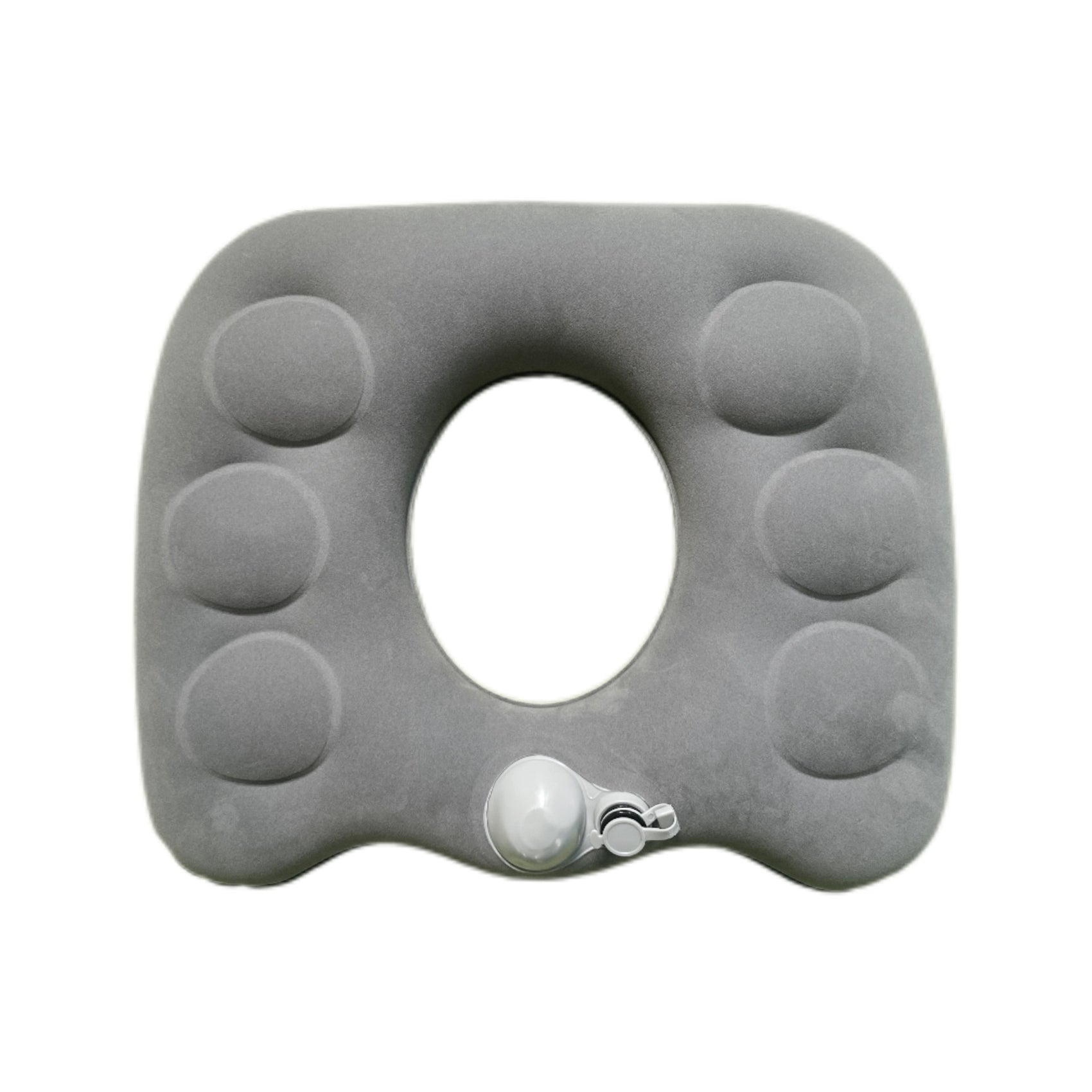 1 Piece Donut Seat Cushion Anti-Slip for Office Chair Car Grey Comfort Support Pillow