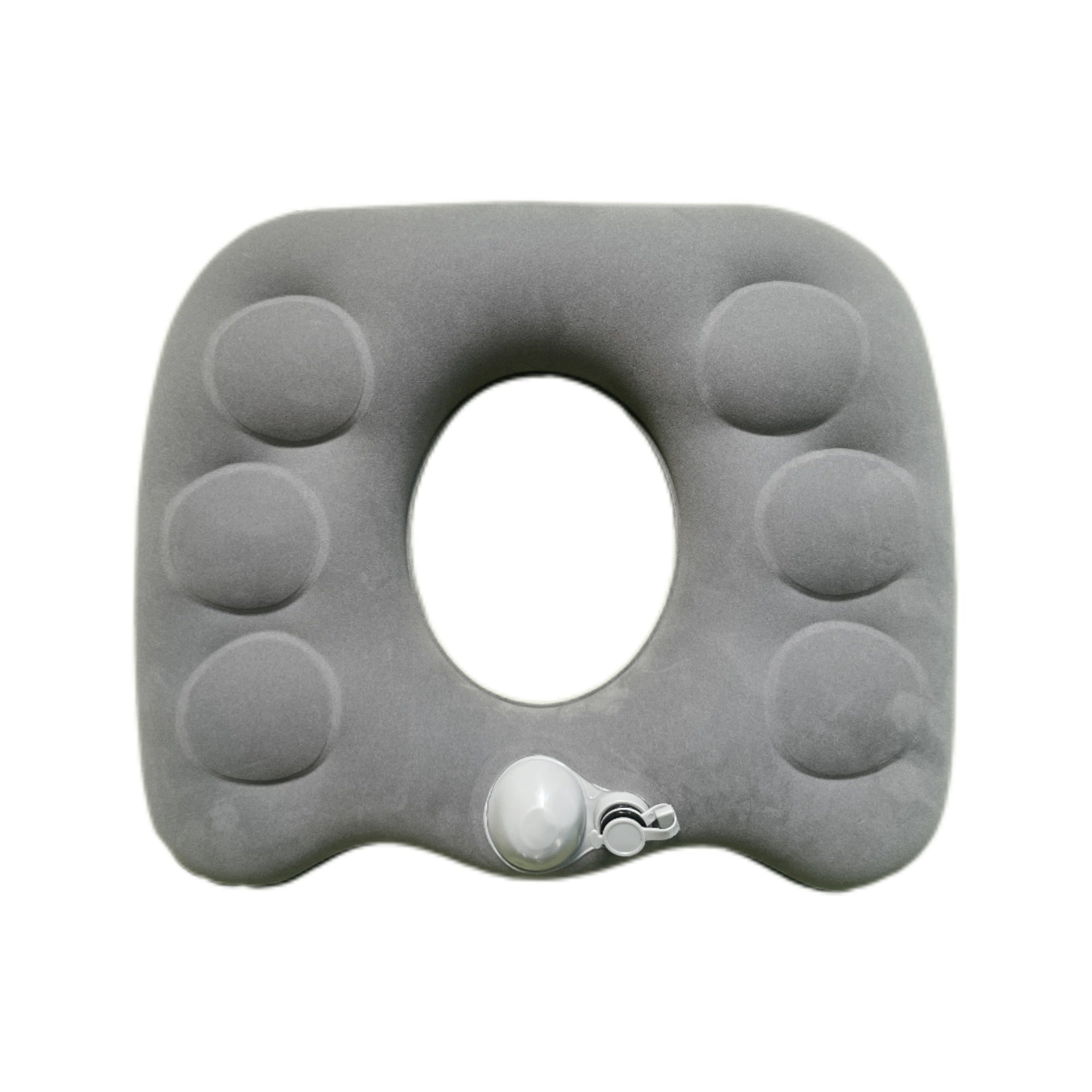 1 Piece Donut Seat Cushion Anti-Slip for Office Chair Car Grey Comfort Support Pillow