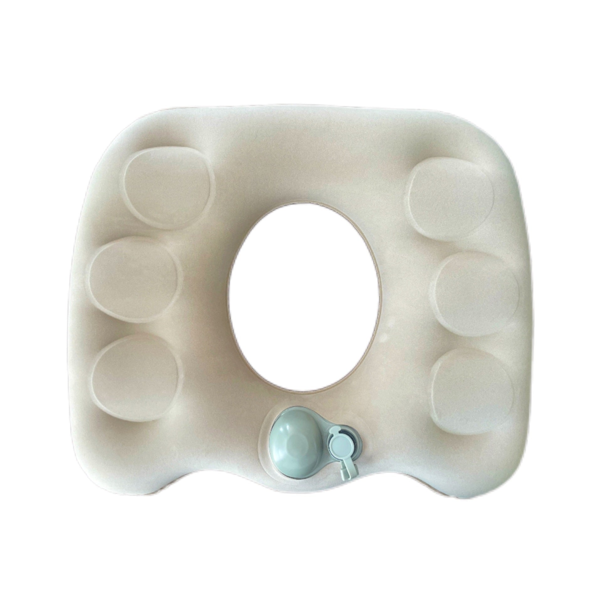 Donut Seat Cushion Anti-Slip for Office Chair Car Broken White Comfort Support Pad