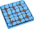 Slow Feeder Dog Cat Bowl Blue 1 Piece Pet Food Bowl