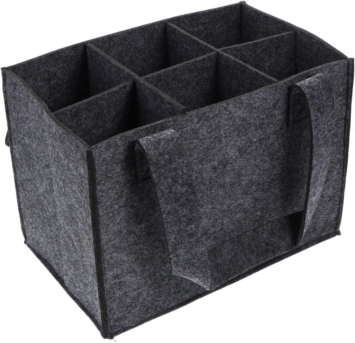 6 Bottle Wine Rack - Dark Grey - Storage Organizer for Bottles