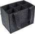 6 Bottle Wine Rack - Dark Grey - Storage Organizer for Bottles