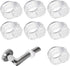 8 Pack Door Stoppers Indoor Wall Protectors Transparent Door Stop Guards