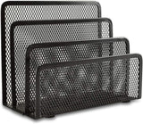 Black Metal Organizer Bins for Bookkeeper - 1 Piece Storage Solution