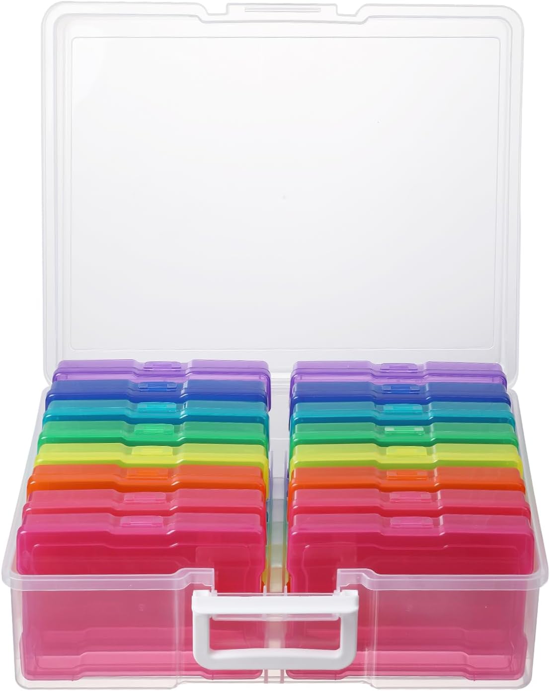 Photo Album Organizer 4x6 Inch Colourful Photo Storage Set