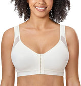 Women's Non-Wired Bra White Size M 1 Piece