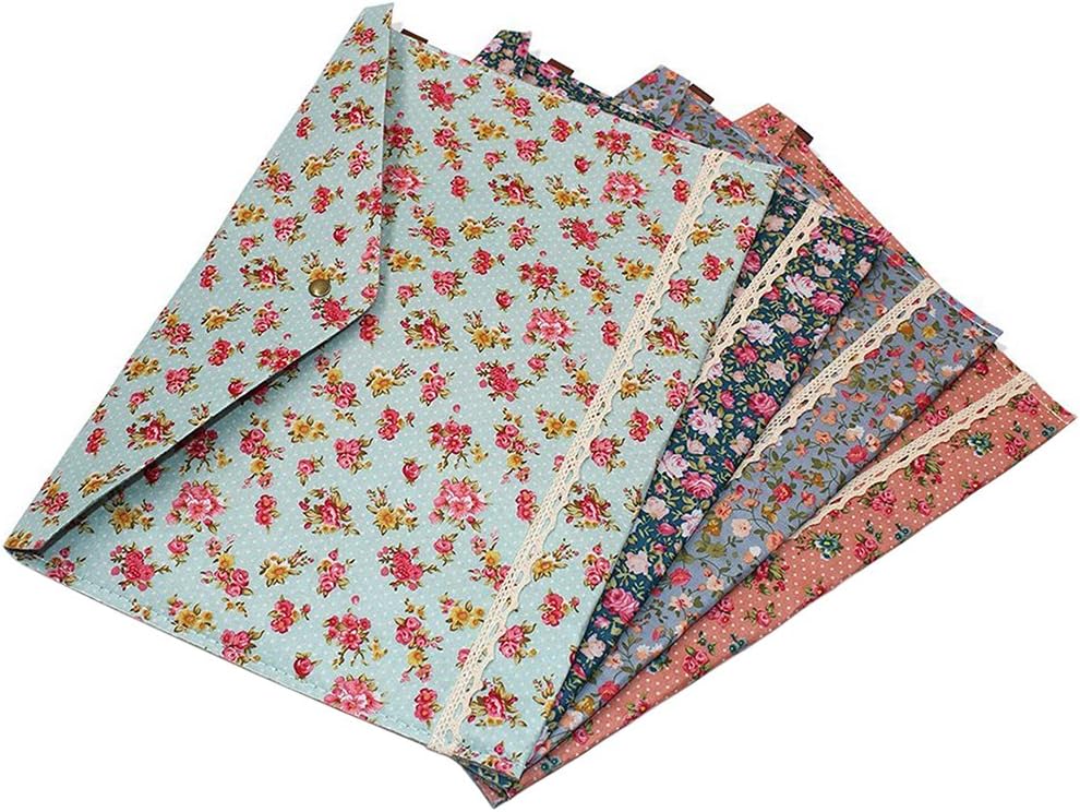 Colored Flower Envelopes 32.5cm x 23.5cm Pack of 4