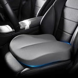 Memory Foam Car Seat Cushion 42x42x10cm Grey - Comfortable Support for Car Seats