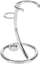 Men's Stainless Steel Silver Razor Holder - Shaving Brush Stand