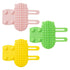 3 Pack Adjustable Silicone Massage Cat Grooming Brush Self-Cleaning Corner Wall Mounted Cat Scratching Comb for Table Legs