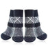 Dog Shoes Anti-Slip Dog Boots Muddy Paw Covers Elastic Small Size Grey 4 Pack
