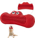 Red Indestructible Dog Chew Toy - Chew Stick for Medium and Large Dogs - Promotes Dental Care and Teeth Cleaning - 1 Piece