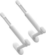 2 Pack Adjustable Hair Accessory Organizer with Hair Tie Holder White