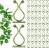 Green Plant Stem Supports for Indoor Use - Tall Plant Stakes for Monstera - Plant Anchoring Clips - 120 Pieces