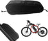 Waterproof Dustproof Bike Battery Cover Bag 37.6×10.5×11.2 cm Black Battery Protective Case