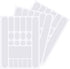Bike Frame Protection Kit 3 Pieces Clear Anti-Scratch Invisible Protection Film White