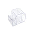 Multifunctional Transparent Desk Organizer with 3 Compartments - Pen Holder and Stationery Storage for Office Supplies