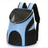 Pet Travel Carrier Backpack for Dogs and Cats Up to 8kg 36×31×45cm Blue