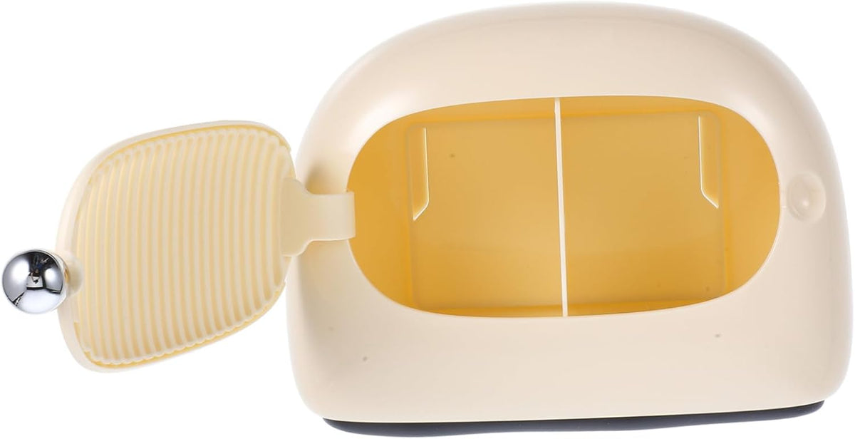 Wall-Mounted Pouch Dispenser - Multifunctional for Bathroom Kitchen Home - Yellow - 1 Piece