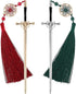 Red and Green Bookmarks 2 Pack Perfect Gift for Book Lovers