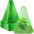 30 Pack Green Plant Cloches 7.48x7.48x8.26 Inch Frost Protection Covers for Plants