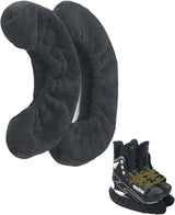 Junior Ice Hockey Figure Skating Hard Blade Guards Universal Black Pair