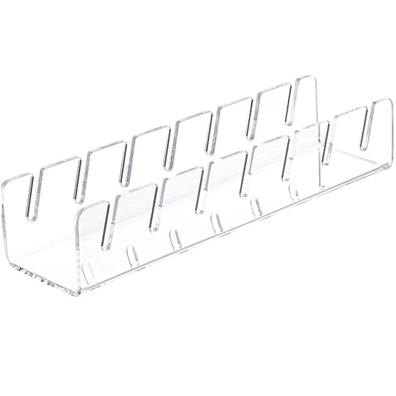 Acrylic Hat Organizer for 7 Hats No Drilling Required Transparent Hat Holder Gift for Men