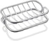 Silver Self-Draining Soap Dish for Bathroom & Shower - 1 Piece