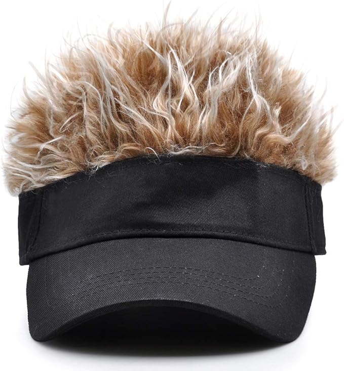 Funny Wig Beanie Winter Hat Adjustable for Party & Carnival Unique Gift