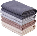 4-Piece Kitchen Towel Set 100% Cotton 43x65cm Highly Absorbent Quick Drying Multifunctional
