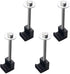 4 Pack Aluminium Tie Down Clamps No Drilling Universal Mounting Hardware Toolbox Fasteners